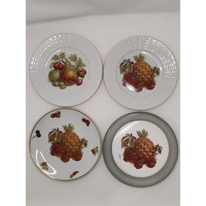 Fall Harvest Fruit & Nuts Hutschenreuther Germany Set Salad Dessert Plates