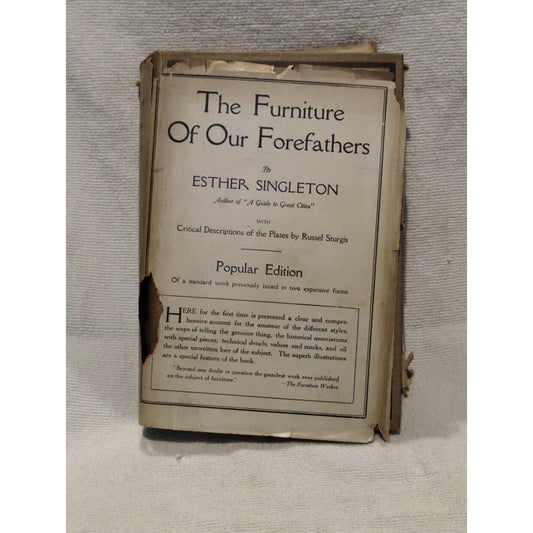 THE FURNITURE OF OUR FOREFATHERS VINTAGE BOOK