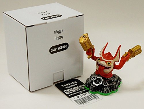 Skylanders Spyros Adventure LOOSE Mini Figure Trigger Happy Includes Card Online Code