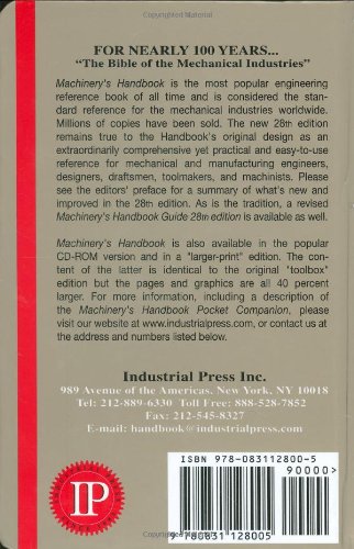 Machinery's Handbook