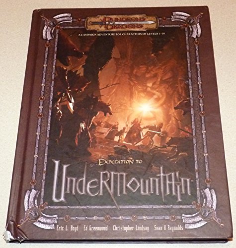 Expedition to Undermountain (Dungeons & Dragons d20 3.5 Fantasy Roleplaying, Adventure)