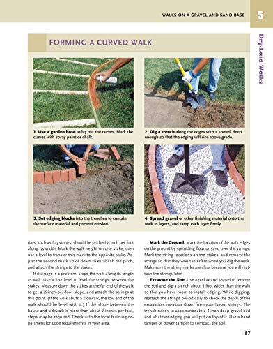 Ultimate Guide: Walks, Patios & Walls (Creative Homeowner) Design Ideas with Step-by-Step DIY Instructions and More Than 500 Photos for Brick, Mortar, Concrete, Flagstone, & Tile (Ultimate Guides)